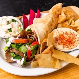 Image of GYROS made with beef and lamb meat