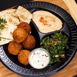 Image of FALAFEL VEGETARIAN PLATE